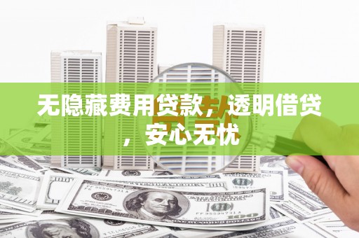 太麻里无隐藏费用贷款，透明借贷，安心无忧
