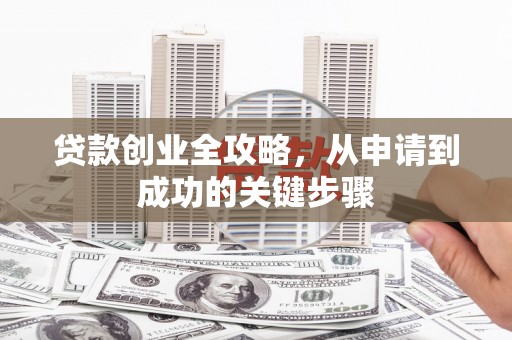 太麻里贷款创业全攻略，从申请到成功的关键步骤