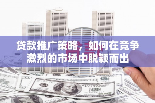 太麻里贷款推广策略，如何在竞争激烈的市场中脱颖而出