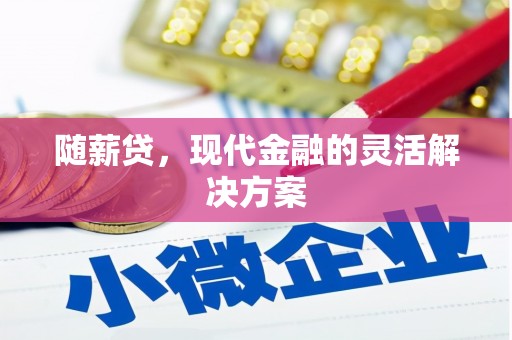 太麻里随薪贷，现代金融的灵活解决方案