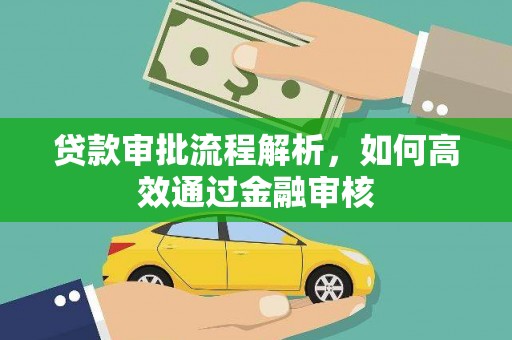 太麻里贷款审批流程解析，如何高效通过金融审核