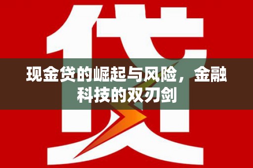 太麻里现金贷的崛起与风险，金融科技的双刃剑