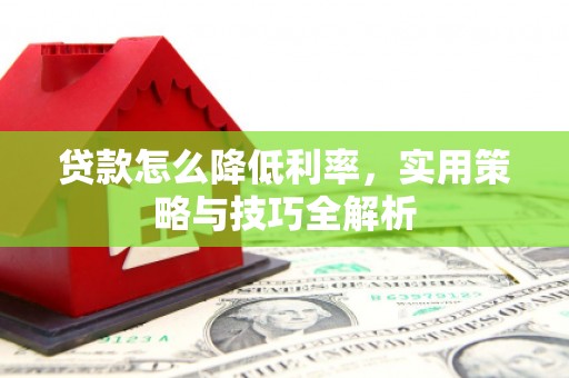 太麻里贷款怎么降低利率，实用策略与技巧全解析