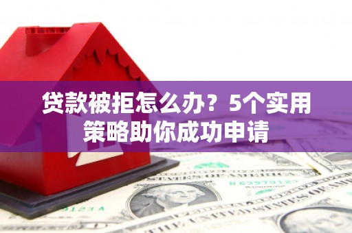 太麻里贷款被拒怎么办？5个实用策略助你成功申请