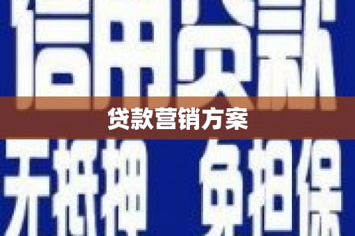 太麻里贷款营销方案