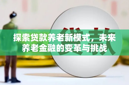 太麻里探索贷款养老新模式，未来养老金融的变革与挑战