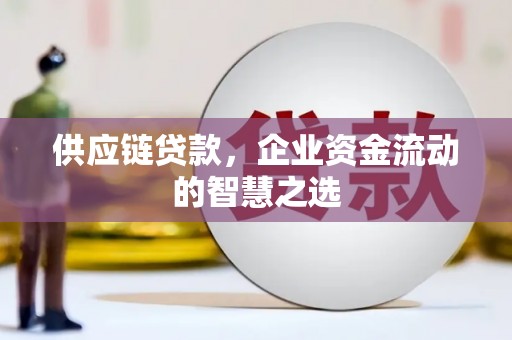 太麻里供应链贷款，企业资金流动的智慧之选