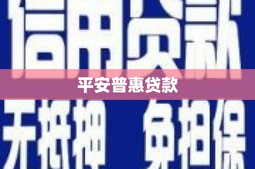 太麻里平安普惠贷款