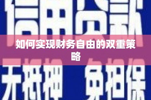 太麻里如何实现财务自由的双重策略