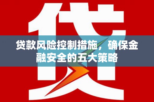 太麻里贷款风险控制措施，确保金融安全的五大策略