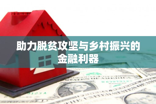太麻里助力脱贫攻坚与乡村振兴的金融利器