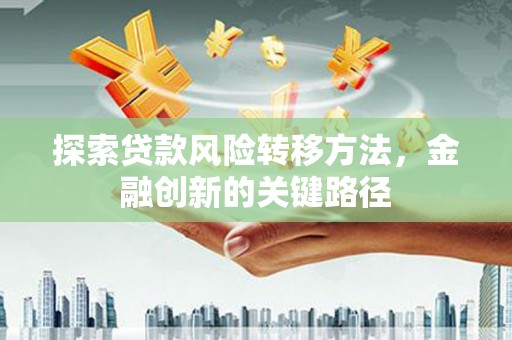 太麻里探索贷款风险转移方法，金融创新的关键路径