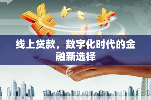 太麻里线上贷款，数字化时代的金融新选择