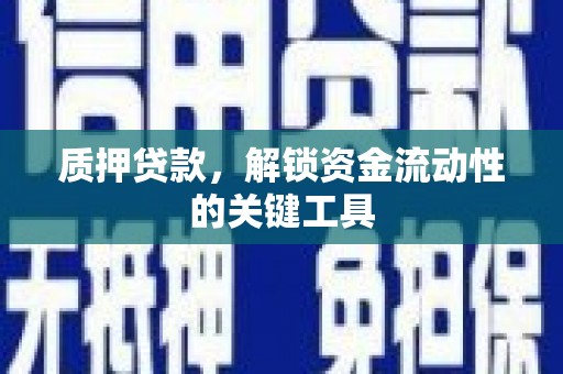 太麻里质押贷款，解锁资金流动性的关键工具