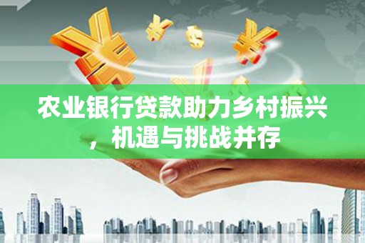 太麻里农业银行贷款助力乡村振兴，机遇与挑战并存