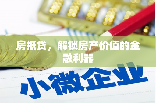 太麻里房抵贷，解锁房产价值的金融利器